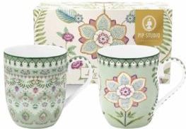 Pip Studio - Lily&Lotus - Mok - Lichtgroen - Set van 2 - 145 ml