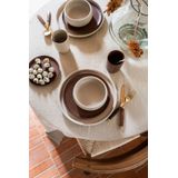 Plate - Ceramic Flax - Bord - Licht Grijs - Keramiek - 27cm