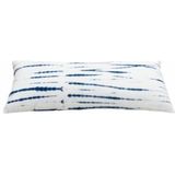 vtwonen - Rectangular Tie-Dye - Sierkussen - Blauw-Wit - Katoen
