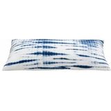 vtwonen - Rectangular Tie-Dye - Sierkussen - Blauw-Wit - Katoen