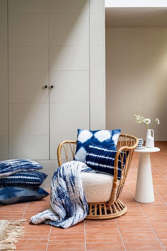 Woondeken - Grijs - Katoen