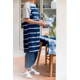 Keukenschort - Blauw/Wit - Tie-Dye - One Size
