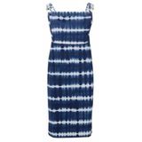 Keukenschort - Blauw/Wit - Tie-Dye - One Size