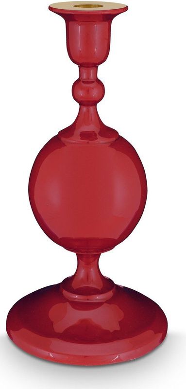 Pip Studio - Kandelaar Sphere - Kaarsenhouder - Donkerrood - 24cm