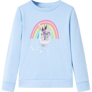 Kindertrui 104 lichtblauw, kinderkleding, trui voor kinderen, sweater voor kinderen, top voor kinderen, kinderen trui, katoenen sweater
