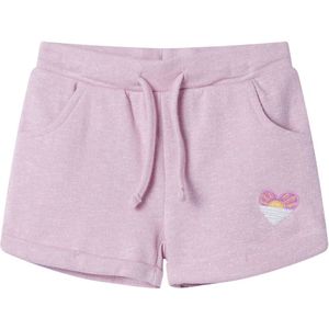 Kindershorts met trekkoord 104 gemengd lila, kinderkleding, jongenskleding, kinderbroek, kinderkled, meisjeskleding, leuke kinderkleding