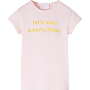 Kindershirt 128 zachtroze