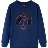 vidaXL - Kindertrui - Marineblauw - 140