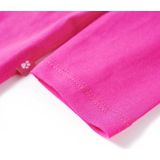 vidaXL - Kindershirt - Donkerroze - Lange Mouwen