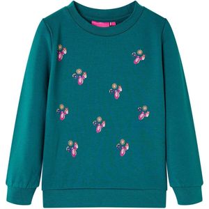 vidaXL - Kindertrui - Donkergroen