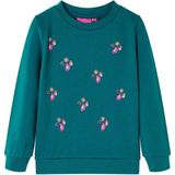 vidaXL - Kindertrui - Donkergroen