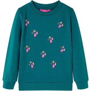 vidaXL - Kindertrui - Donkergroen