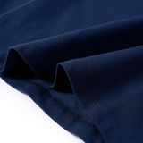 vidaXL - Kindershirt - Marineblauw - Lange Mouwen