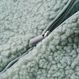 vidaXL - Kinderjas - Mintgroen - Met Capuchon - Teddy - Kunstvacht