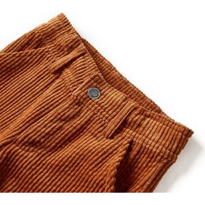 vidaXL - Kinderbroek - 104 - ribfluweel - cognackleurig