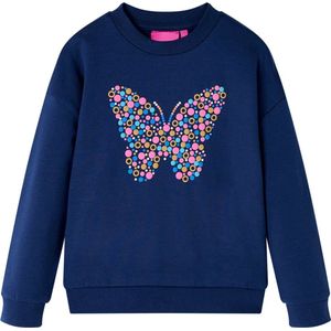 vidaXL - Kindertrui - Marineblauw - Gebreide Trui