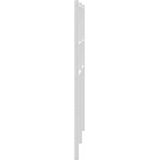 vidaXL Kopfteil Metall Weiß 160 cm