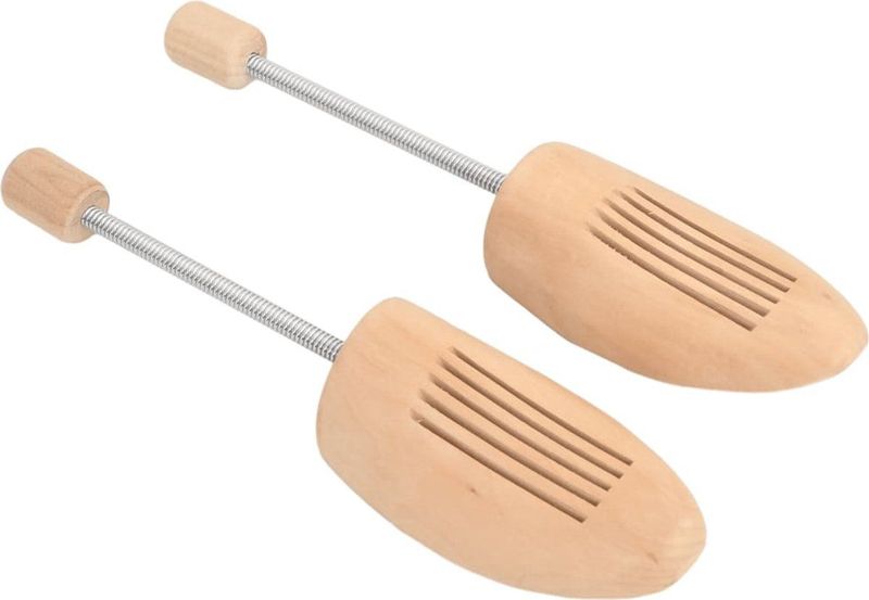 vidaXL Schoenspanners 2 paar maat 35-38 massief lotushout