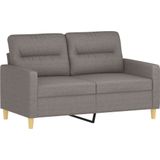 vidaXL 4-tlg. Sofagarnitur mit Kissen Taupe Stoff