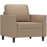 Vidaxl - 3-tlg. Sofagarnitur mit Kissen Cappuccino-Braun Kunstleder