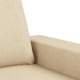 Vidaxl - 2-tlg. Sofagarnitur Creme Stoff