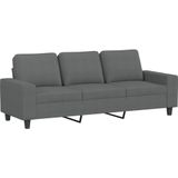 Vidaxl - 3-tlg. Sofagarnitur Dunkelgrau Stoff
