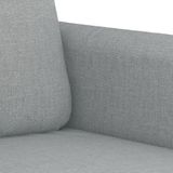 Vidaxl - 2-tlg. Sofagarnitur mit Kissen Hellgrau Stoff