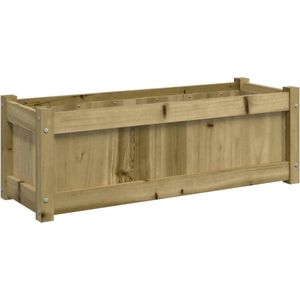 vidaXL Plantenbak 90x31x31 cm geïmpregneerd grenenhout