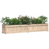 vidaXL Plantenbak 180x31x31 cm massief grenenhout