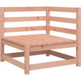 Gartensofa mit Hocker 2-Sitzer Massivholz Douglasie Vidaxl