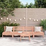 Gartensofas ohne Armlehnen 4 Stk. Massivholz Douglasie Vidaxl