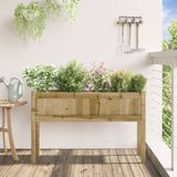 vidaXL-Plantenbak-met-poten-110x31x70-cm-geïmpregneerd-grenenhout