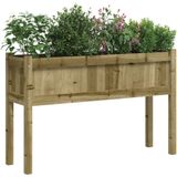 vidaXL-Plantenbak-met-poten-110x31x70-cm-geïmpregneerd-grenenhout