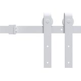 Massief Grenenhouten Schuifdeur - Stevig Staal - Ruimtebesparend Ontwerp