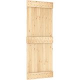 vidaXL - Schuifdeur - Massief Grenenhout - 80x210 cm