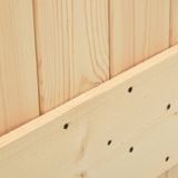 vidaXL - Schuifdeur - Massief Grenenhout - 80x210 cm