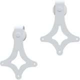 Massief Grenenhouten Schuifdeur - Rustiek - Staal - Stevige Rails