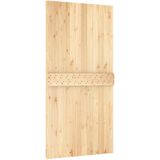 Massief Grenenhouten Schuifdeur - Rustiek - Staal - Ruimtebesparend Ontwerp