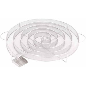 vidaXL Rookgenerator koud rond 33,5 cm roestvrij staal