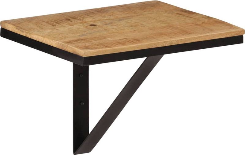 Wandplank - Massief Mangohout - Wandmontage - Uniek Design