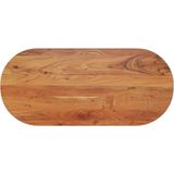 Vidaxl - Tischplatte 90x40x3,8 cm Oval Massivholz Akazie