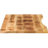 vidaXL - Bureaublad - Ruw Mangohout - 110x50x2,5 cm