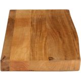 vidaXL Tafelblad met natuurlijke rand 80x20x2,5 cm massief mangohout