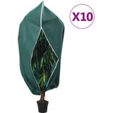 vidaXL Plantenhoezen met ritssluiting 10 st 70 g/m² 2,36x2 m