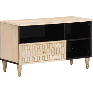 vidaXL TV-Schrank 80x33x46 cm Massivholz Mango