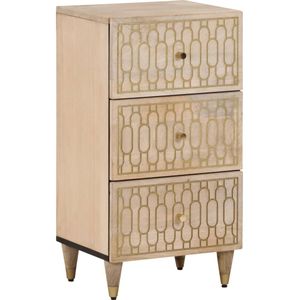 vidaXL Beistellschrank 40x33x75 cm Massivholz Mango