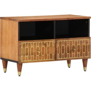 vidaXL TV-Schrank 70x33x46 cm Massivholz Mango