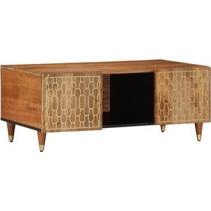 vidaXL Couchtisch 100x54x40 cm Massivholz Mango
