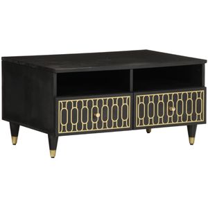 vidaXL - Salontafel - 80x54x40 - cm - massief - mangohout