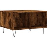 Jinlefu - Couchtisch Räuchereiche 60x50x36,5 cm Holzwerkstoff vidaXL